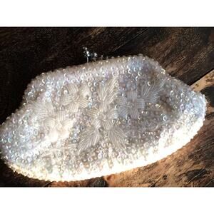 Purse Vintage Beaded Evening Clutch